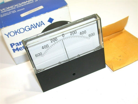 NEW YOKOGAWA PANEL METER 600AC AMPS 600-0-600 MODEL 251301DRDRBJEE