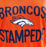 Nike Dri-Fit Women's Denver Broncos Stampede Orange Short Sleeve Shirt Size L