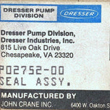 Dresser P02752-00 Replacement Seal Assembly