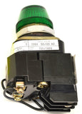 Allen Bradley 800T-N296 Series T Pilot Light Green W/ Relay Module (5 Available)