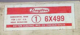 New Dayton  6X499  Gear Reducer Horizontal Base