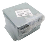 Hoffman Nvent A606CH JIC Enclosure Box Continuous Hinge 6" x 6" Screw Mount Grey