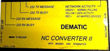 Dematic F0032-01288 NC Converter II W/ Biasing and Terminator