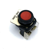 Allen Bradley AB 800H-AR Red Flush Push Button "Insert Drive Stop" Legend Plate
