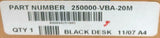 Cortelco 250000-VBA-20M Traditional Retro Corded Desk Telephone Black