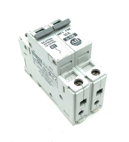 Allen-Bradley 1492-CB1G100 1 Pole Circuit Breaker 10A 277VAC 2HP 1 Phase 65VDC