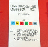 Lot of 7 New Sandvik T-Max P Turning Carbide Inserts CNMG 19 06 12-QM 4335