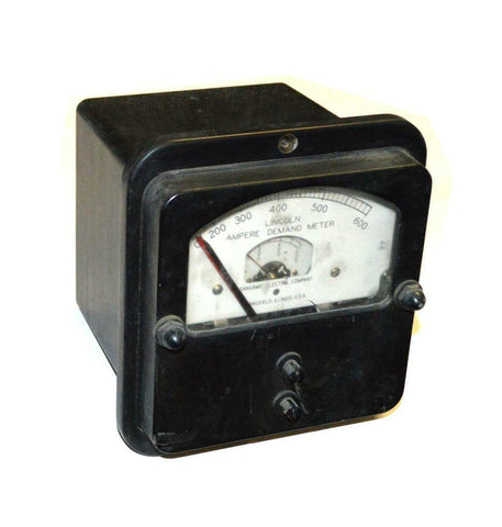 LINCOLN TYPE AD2 AMPERE DEMAND METER 0-600 AMPERES 2-42538 - SOLD AS IS