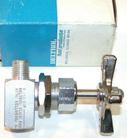 Deltrol Pneu-Trol 1/4" 10000 PSI Steel Angle Valve S253S1P New
