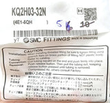Lot of (5) SMC KQ2H03-32N Nickel Plated Brass Fitting Male Connector 5/32"
