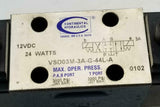 Continental Hydraulics VSD03M-3A-G-44L-A Directional Control Valve 12 VDC
