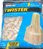 Ideal 30-641 Tiwster Wire Connectors Min. 3 #22 to Max. 3 #10 Tan - Pack of 500