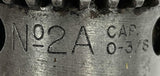 Jacobs No. 2A Keyed Drill Chuck 0-3/8" Capacity W/ Morse No. 2 Taper Arbor