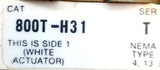 Allen-Bradley 800T-H31 Series T 2-Position Keyed Selector Switch W/ Key