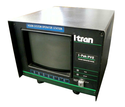 ITRAN MACHINE VISION AS-300-100 I-PAK/PVS PACKAGE VERIFICATION SYSTEM - AS IS