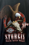 Harley Davidson Motorcycle Men's 71st Sturgis Black Hills Rally Shirt Size Large