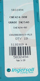 Lot of 10 New Ingersoll Milling Carbide Inserts CNE424-008 IN2540