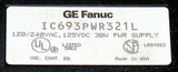 GE FANUC PLC POWER SUPPLY 120/240 AC MODEL 1C693PWR321L