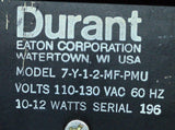 DURANT EATON 7-Y-1-2-MF-PMU COUNTER 110-130 VAC 10-12 WATTS - SOLD AS IS