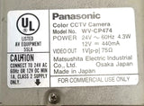 Panasonic WV-CP474 Color CCTV Camera 24 V 1 A