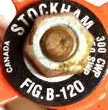 Stockham Fig. B-120  1-1/4" Brass Threaded Gate Valve Assembly 300 CWP 50 SWP
