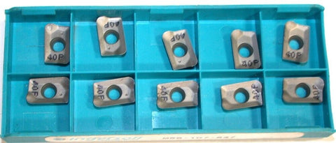 Lot of 10 New Ingersoll Carbide Milling Inserts APKT120316R IN40P