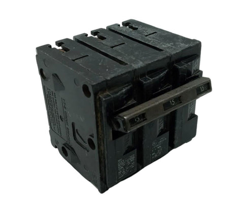 ITE Q315 3 Pole Circuit Breaker 15A 120/240VAC 3 PH Plug-In Mount