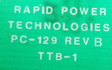 Rapid Power Technologies PC-129 REV. B TTB-1 Transistor Terminal Board 1