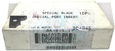 Lot of 9 New MES Special Blade Port Insert Carbide Inserts 061213-17