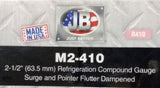 Just Better M2-410 Compound R-410A 2-1/2" Refrigeration Compound Gauge
