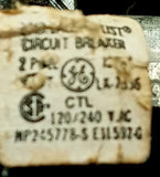 General Electric THQB2180 2 Pole Circuit Breaker 80A 240V 1 Phase Bolt-On Mount