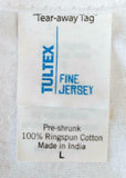 Tultex Men's Nine Inch Nails Graphic White Short Sleeve Shirt Size Large