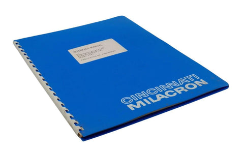 Cincinnati Milacron Acramatic 900 CNC System Interface Manual