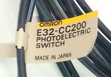 New Omron  E32-CC200  Fiber Optic Cable Assembly W/Cutter Made in Japan