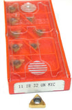 Lot of 10 New Carmex Tin Coated Carbide Threading Inserts 11 IR 32 UN MXC