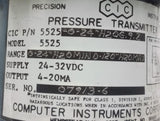 CIC 5525-0-24"H20G.9.2 Pressure Transmitter 24-32VDC 4-20MA