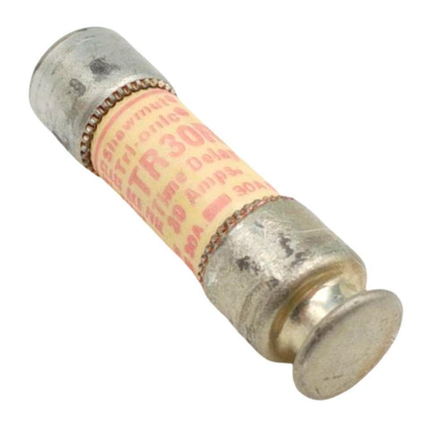 Lot of (4) Shawmut Tri-Onic TR30R Time-Delay Fuse Class RK5 30A 200VAC