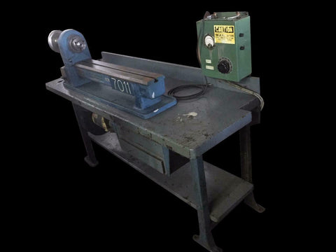 Pratt & Whitney M-1689 10" X 20" Table Mounted Bench Top Lathe
