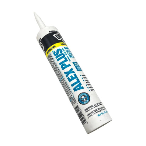 Lot of (5) DAP Alex Plus 10.1 FL. OZ. Acrylic Latex Caulk Plus Silicone