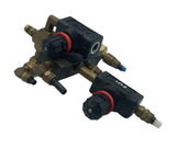 ISI Automation 150-03-011-03 4-Way Air Pilot Valve W/ ARO F01 Control Valve x2