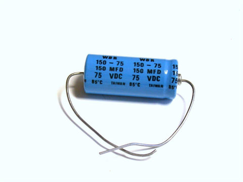 BRAND NEW CDE CAPACITOR 150MFD 75WV WBR 150-75 (3 AVAILABLE)