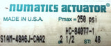 Numatics S1AM-48A6J-CAA2 Pneumatic Actuator 250 PSI 48" Stroke 2-1/2" Bore