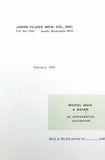 Fluke Model 891A & 891AR DC Differential Voltmeter Instruction Manual