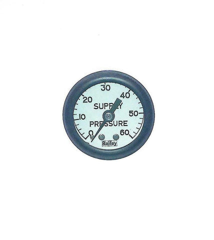 New Bailey  195151L4  Back Mount Air Pressure Gauge 1-1/4" Face 1/8 NPT
