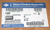 5 NEW ELKHART 4 NOMINAL COUPLINGS O.D 4 1/8 MODEL10154