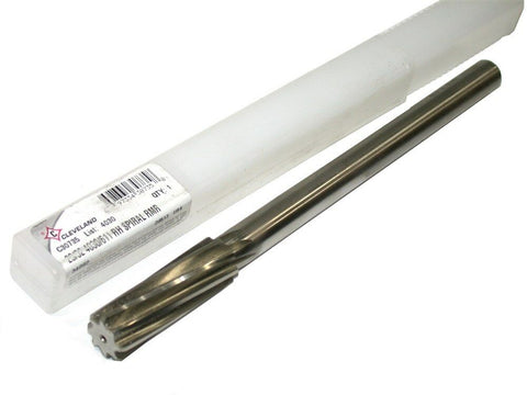 UP TO 5 NEW CLEVELAND TWIST 8 FLUTE SPIRAL RH 23/32" .7187" REAMERS C30735