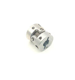 Unbranded Precision Aluminum Shaft Coupling 5 & 10 mm Bores Dimensions 1" X 1"