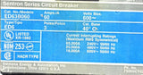 Siemens ED63B060 3-Pole Sentron Series Circuit Breaker 60A 600VAC 3 PH Bolt-On