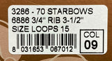 Brizzolari Premium 3-1/2" Green Star Gift Bow 3/4" Ribbon 15 Loop 70 Count