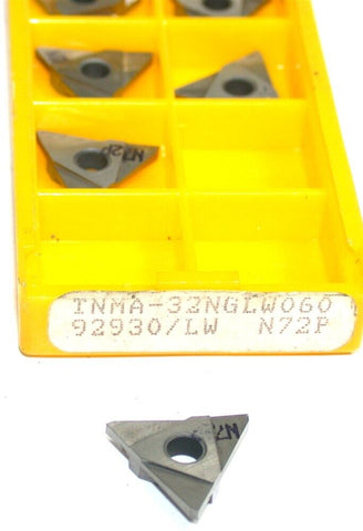 Lot of 6 New Newcomer Carbide Turning Grooving Insert TNMA-32NGLW060 N72P